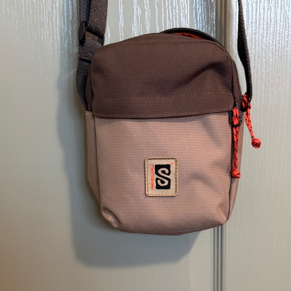 Rip Curl Brown and Tan Belt Bag